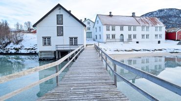 Vinterlandskap på Kjerringøy