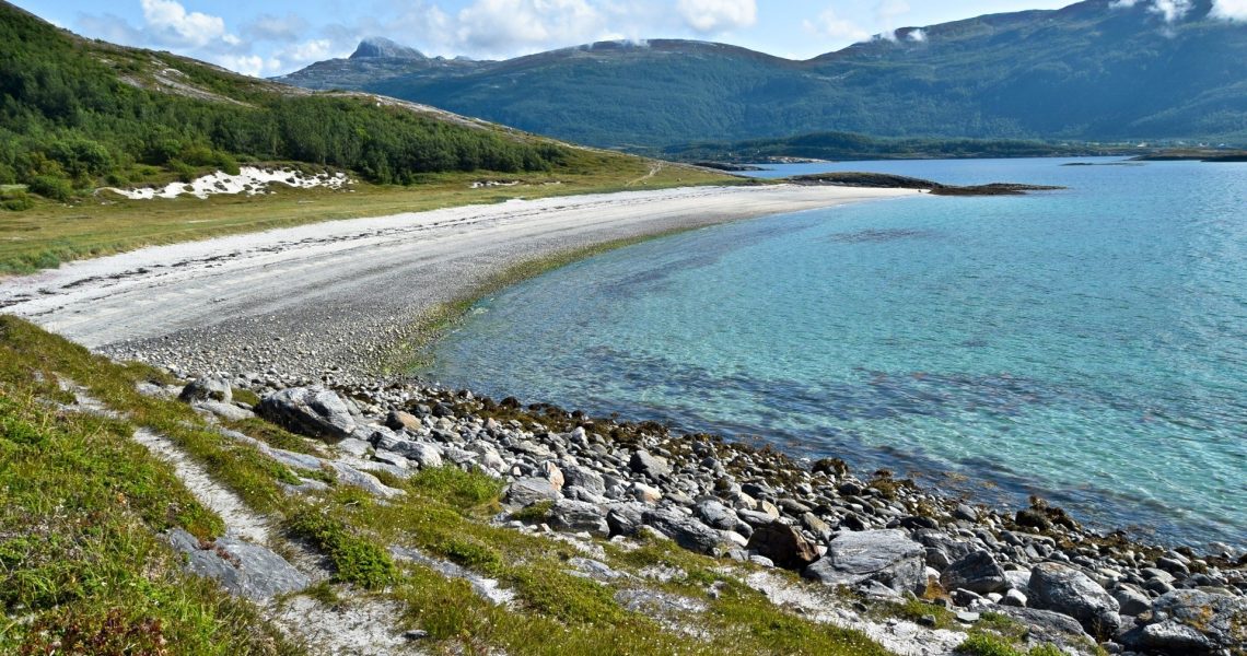 Auvika strand i Bodø