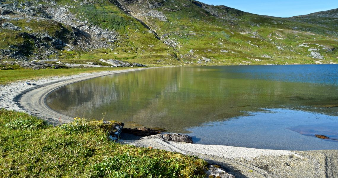 Indre Lurfjellvatnet på Beiarfjellet