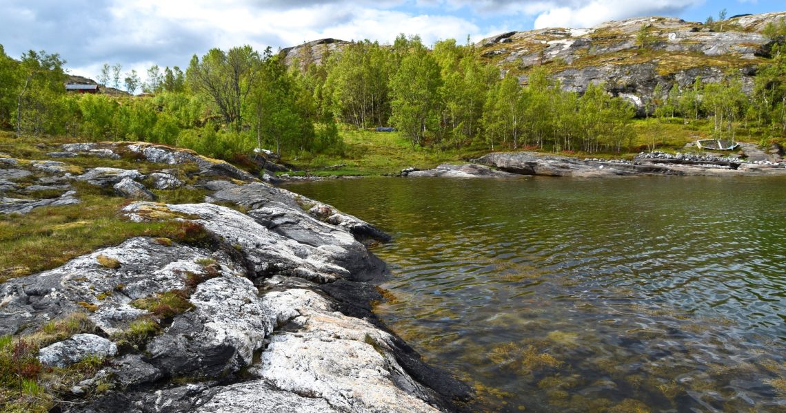 Sørfjorden i Sjunkhatten nasjonalpark