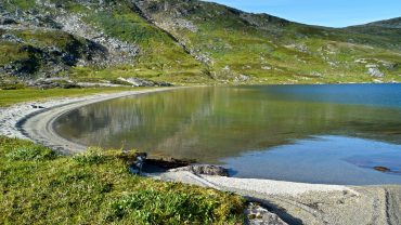 Indre Lurfjellvatnet på Beiarfjellet