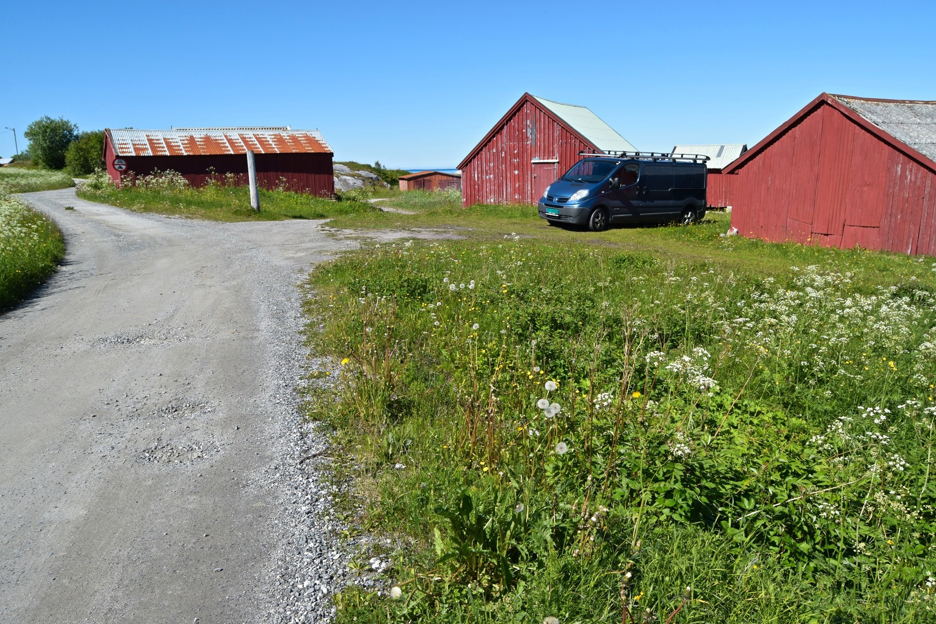Startpunkt for fjæreturen på Straumøya i Bodø