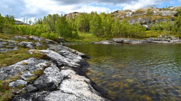 Sørfjorden i Sjunkhatten nasjonalpark